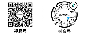 扫码关注视频号和抖音号